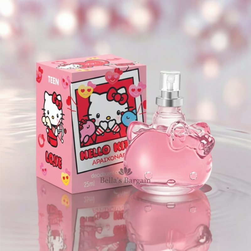 MINIATURA COLONIA FEMININA JEQUITI HELLO KITTY APAIXONADA 25ML - foto 3