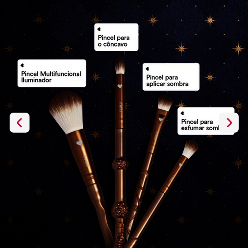 Kit De Pincéis Para Maquiagem Harry Potter Quem Disse, Berenice? - foto 3