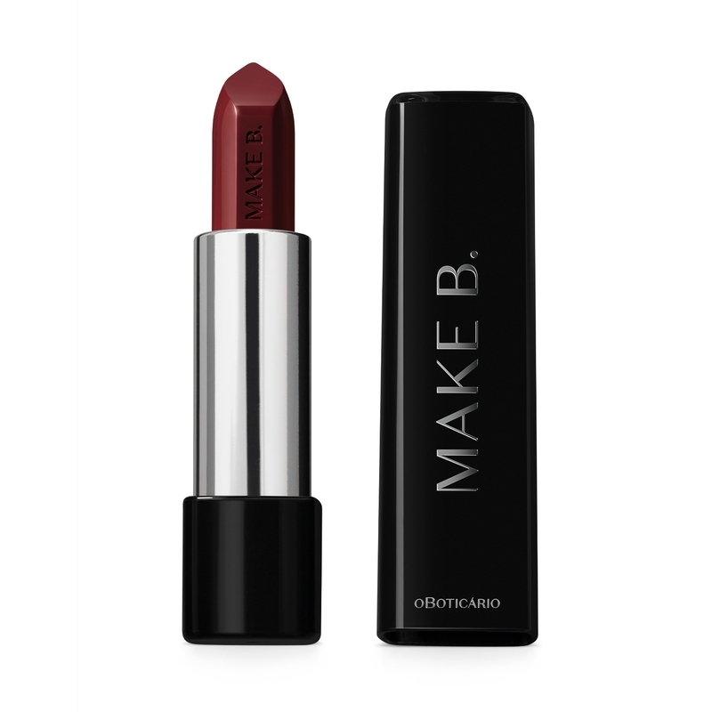 Batom Glossy Marrom Nude Make B. 3,6G
