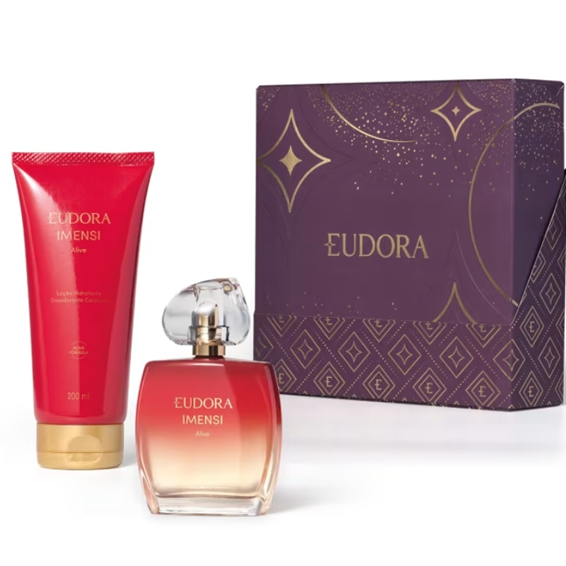Presente Imensi Alive Eudora (Perfume e Hidratante)