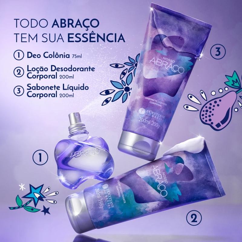 Nosso Abraço - Deo Colônia 75ml - foto 3