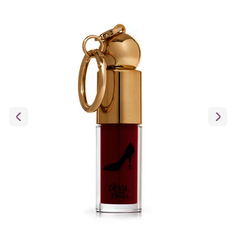 Batom Líquido Cremoso Eudora Make O Diabo Veste Prada Fashion Icon Red 4ml - foto 5