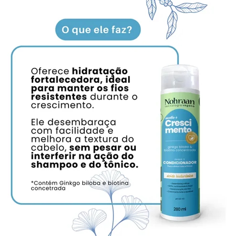 Condicionador Crescimento Nohraan - 280ml