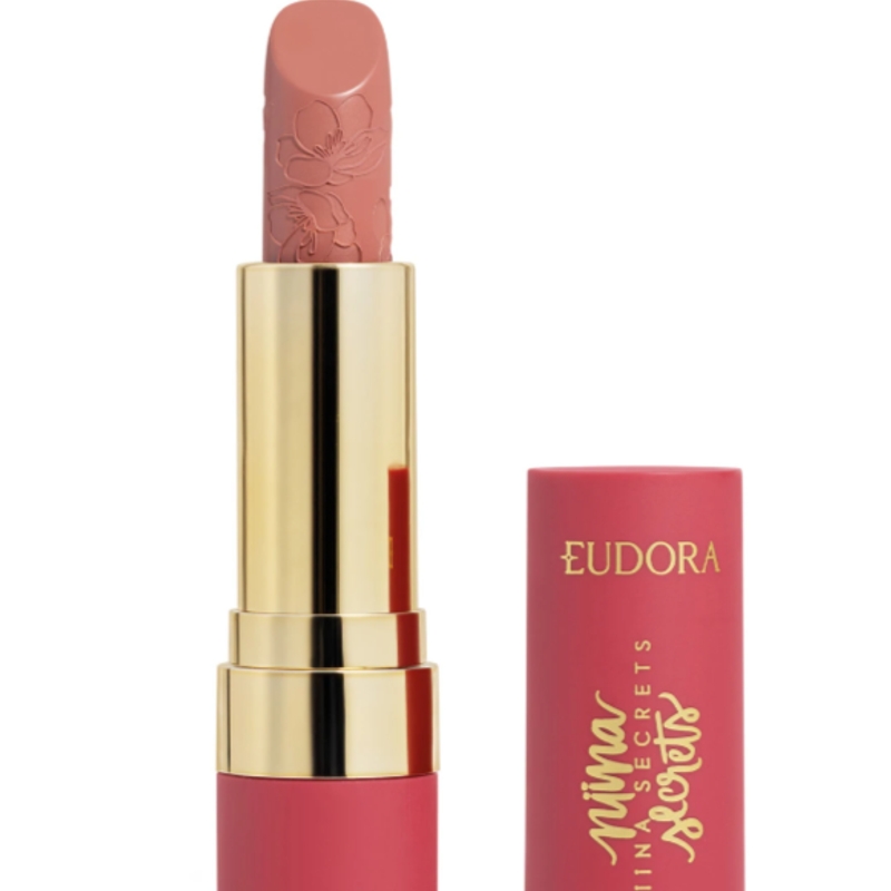 Batom Niina Secrets Soft Petals Rosé Pétala 3,8G