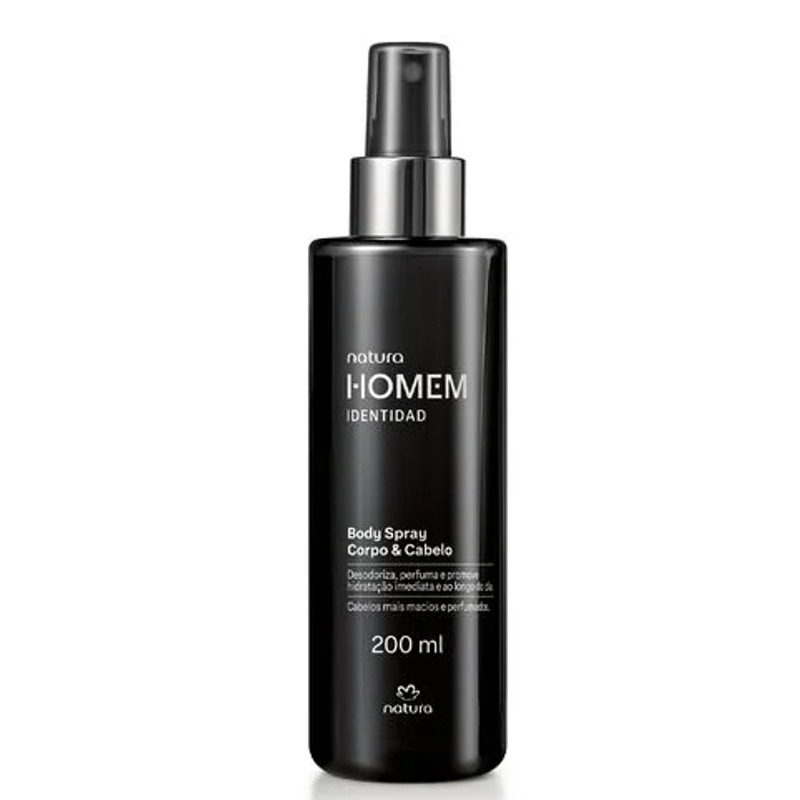 Body Spray Natura Homem Identidad 200ml AMADEIRADO FRUTAL