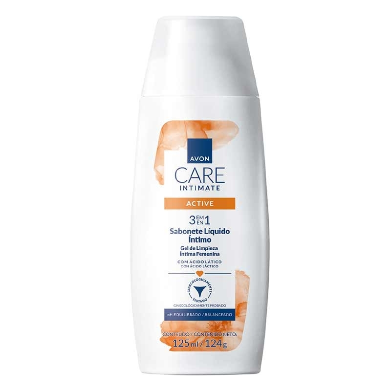 Avon Care Intimate Sabonete Liq Active 125ml - 125 ml