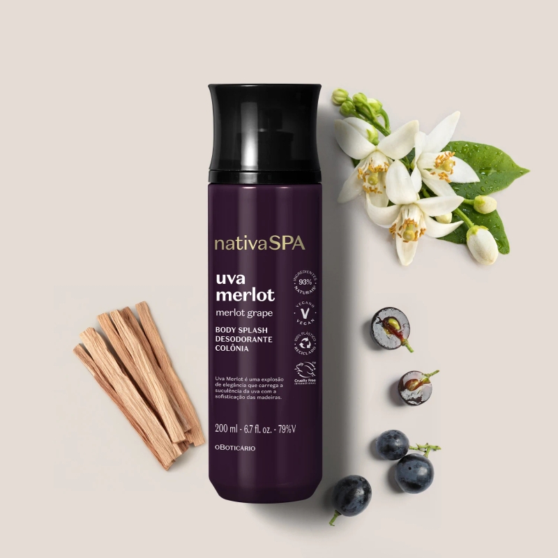 Splash Nativa Spa Uva Merlot 200ml - foto 2