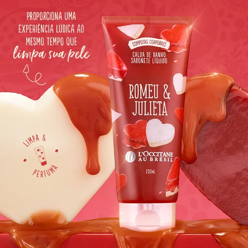 CALDA DE BANHO SABONETE LÍQUIDO ROMEU E JULIETA 200ml - foto 2