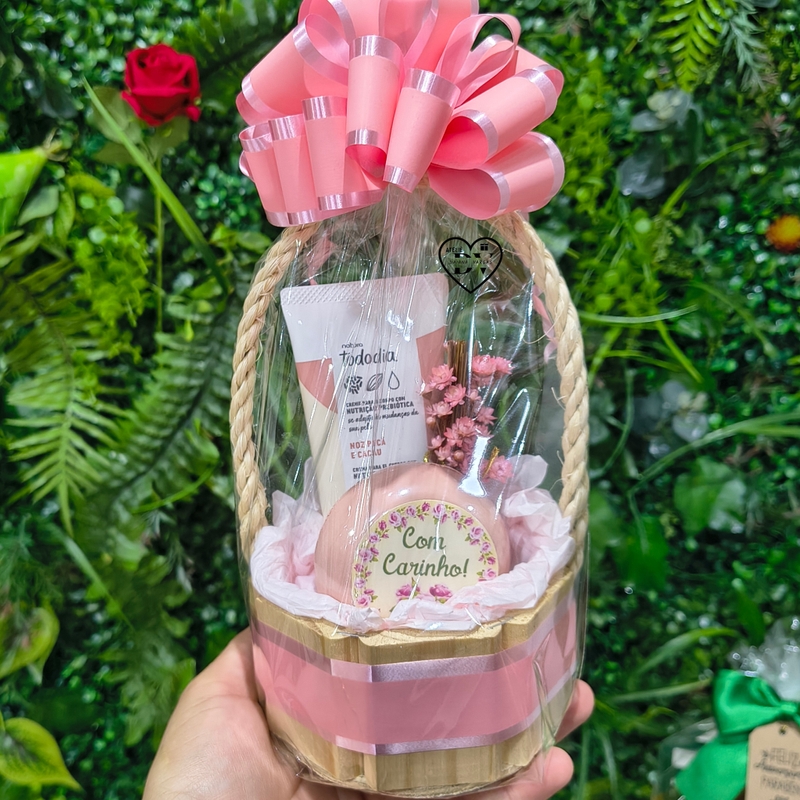 Mini Cesta Natura Tododia Noz Pecã E Cacau