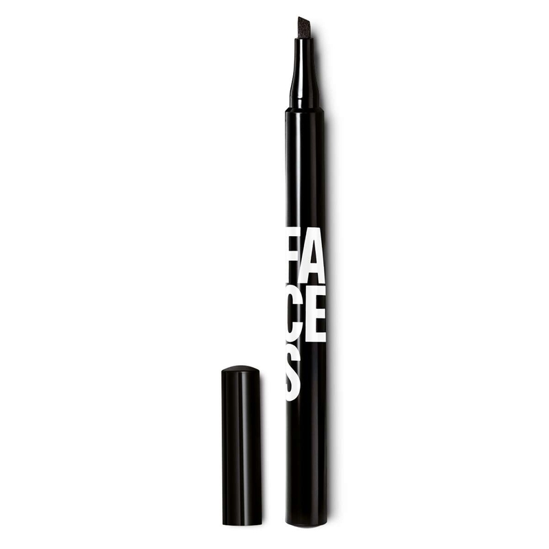 Caneta Delineadora para Olhos Preta Faces - 1 ml