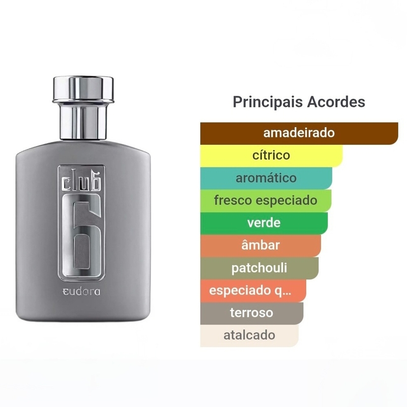 Club 6 Desodorante Colônia 95ml