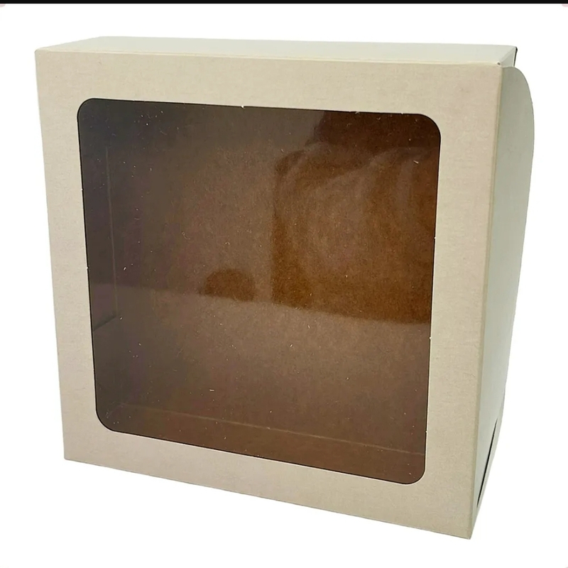 Caixa Quadrada Tampa Com Visor 15x15x4