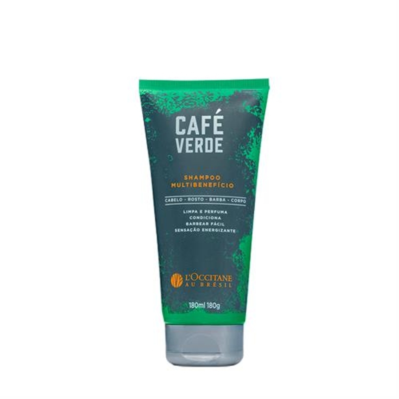 Shampoo Multibenefício Masculino Café Verde 180ml