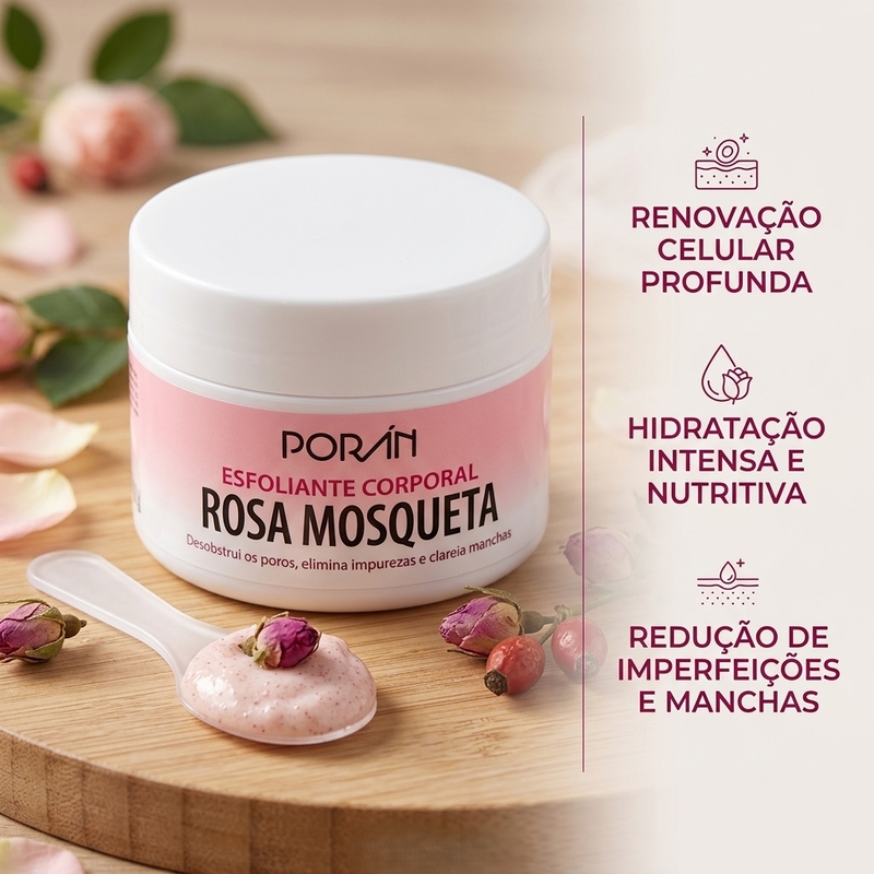 Esfoliante Corporal de Rosa Mosqueta - 240g - foto 2