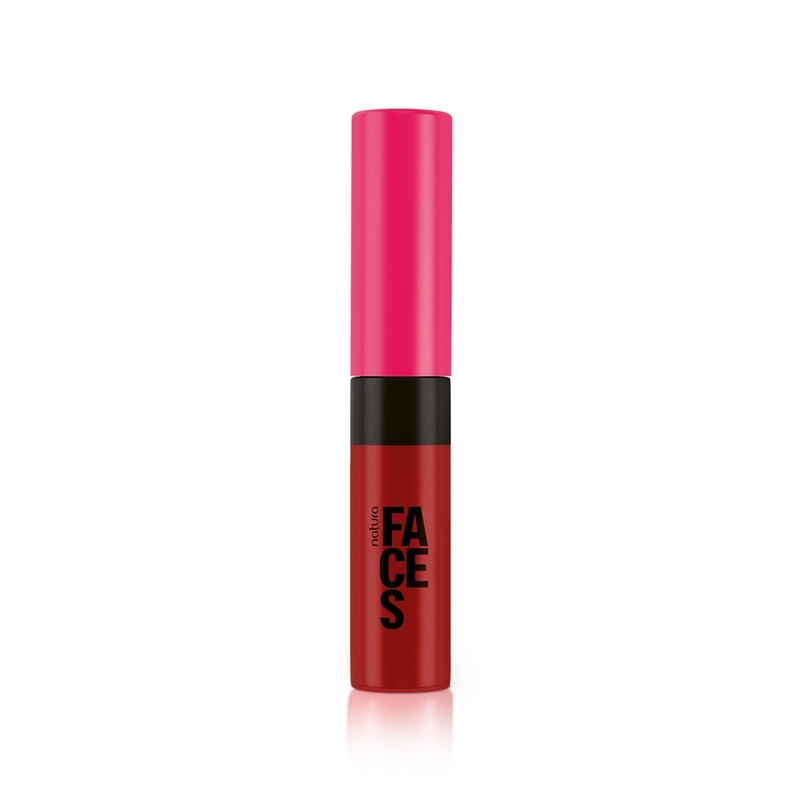 Batom Líquido Matte Faces Red Love 5,5ml