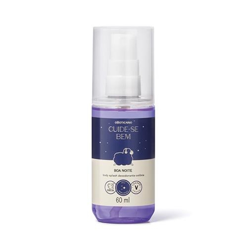 Body Splash Desodorante Colônia Cuide-Se Bem Boa Noite 60ml