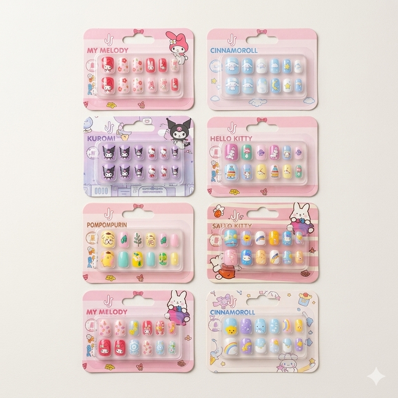 Kit de Unhas Postiças infantil