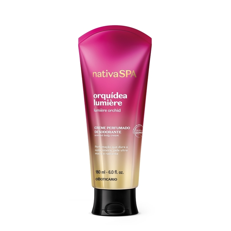 Creme Perfumado Desodorante Nativa Spa Orquídea Lumière 180Ml