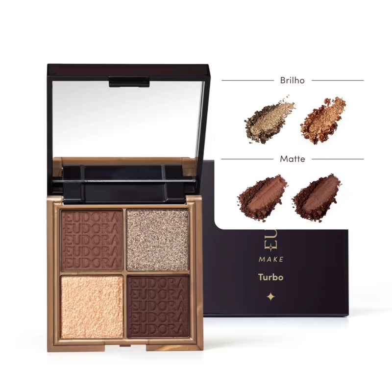 Paleta de Sombras Quarteto Turbo Eudora Make