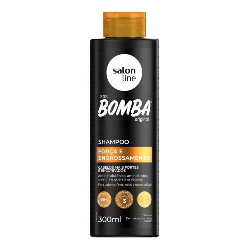 Shampoo Salon Line SOS Bomba Força e Engrossamento 200ml
