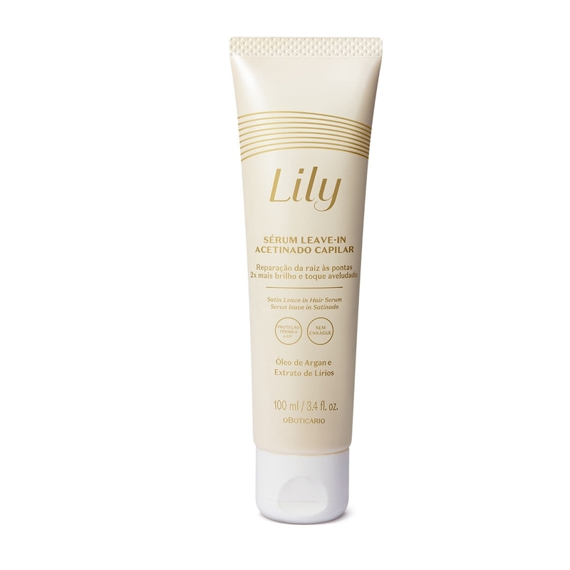 Sérum Leave-In Acetinado Capilar Lily 100Ml
