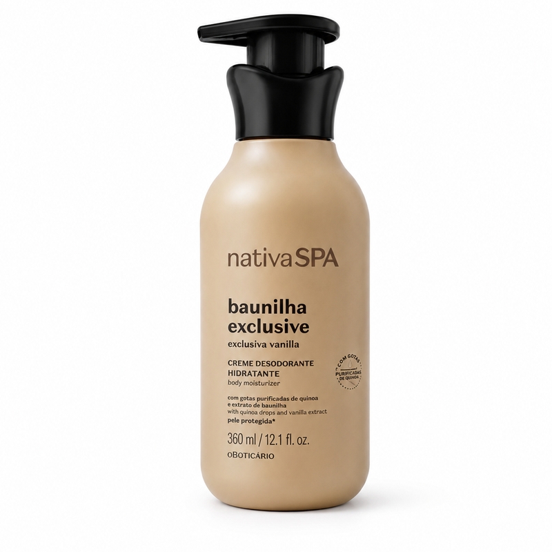 Creme Perfumado Desodorante Hidratante Baunilha Exclusive
