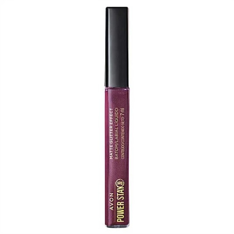 Batom Líquido Power Stay Matte Glitter Effect 16h Marsala Radiante