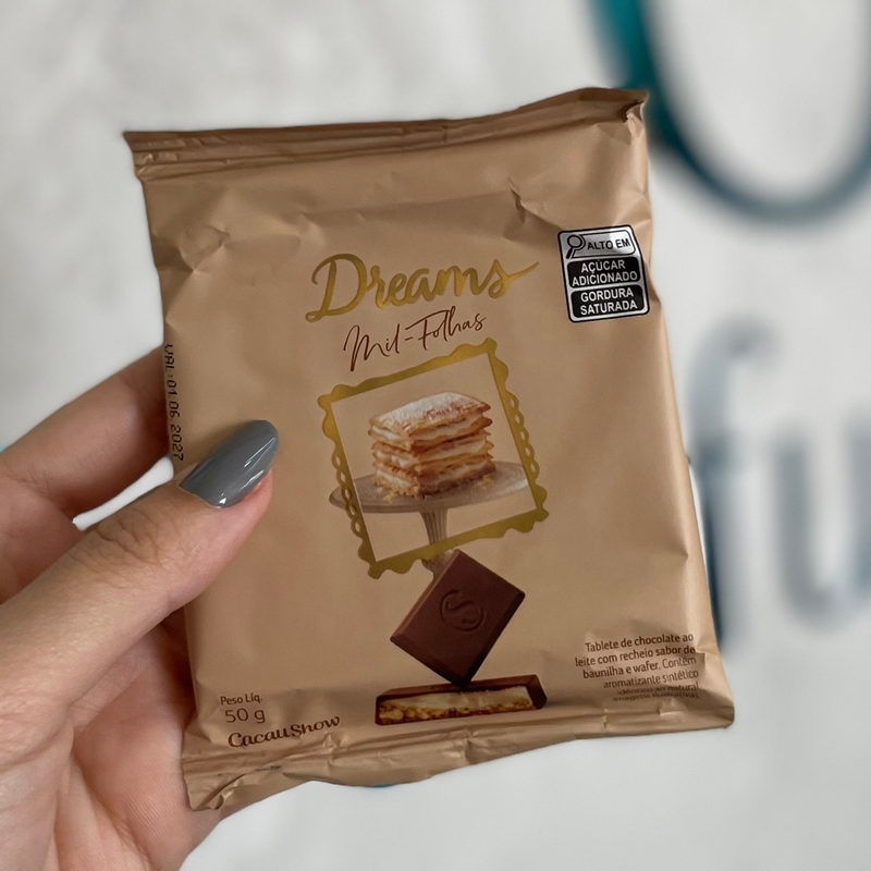Tablete Dreams Mil Folhas 50g