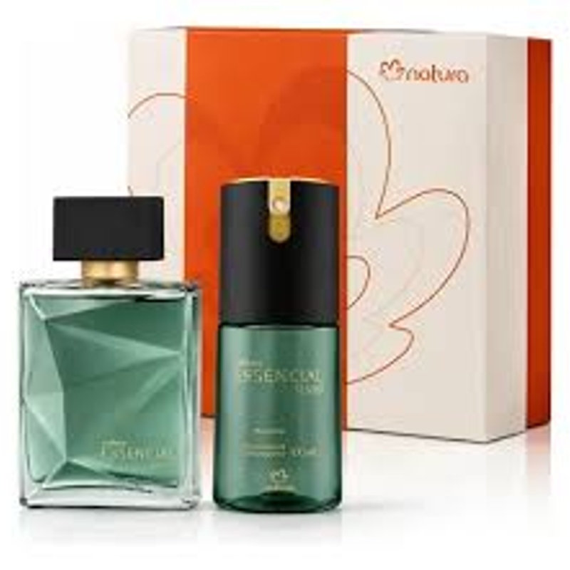 Kit Presente Natura Essencial Sentir Masculino - 01 Desod. Perfume 100ml + 01 Desod. em Spray 100ml
