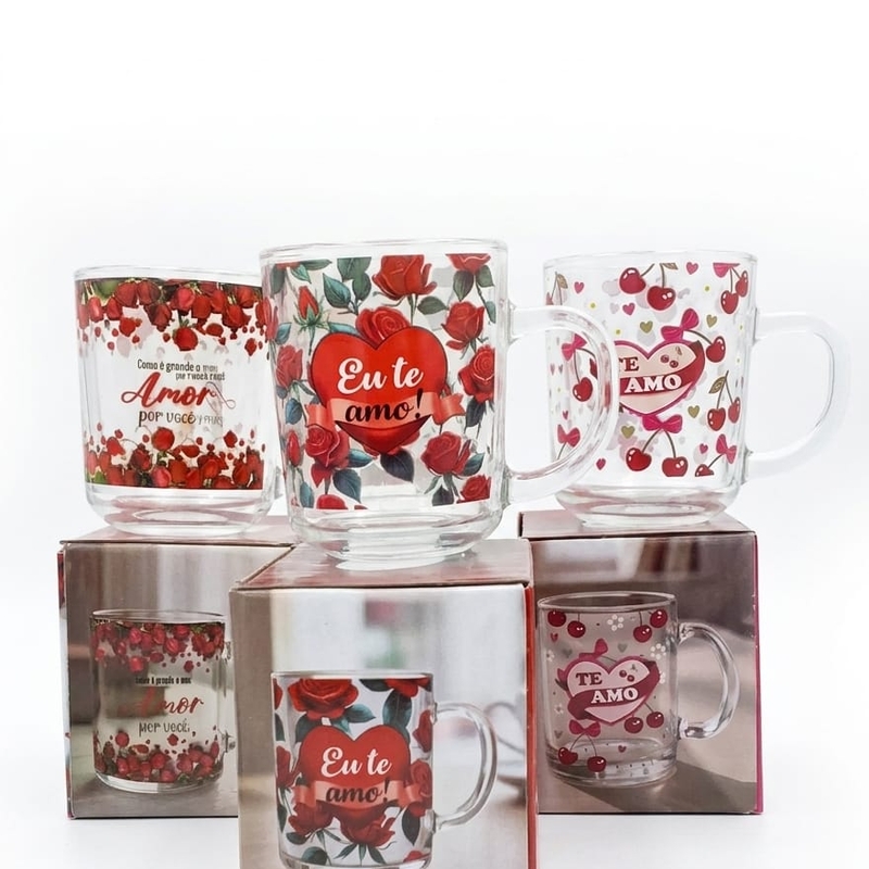 Caneca de Vidro 220ml