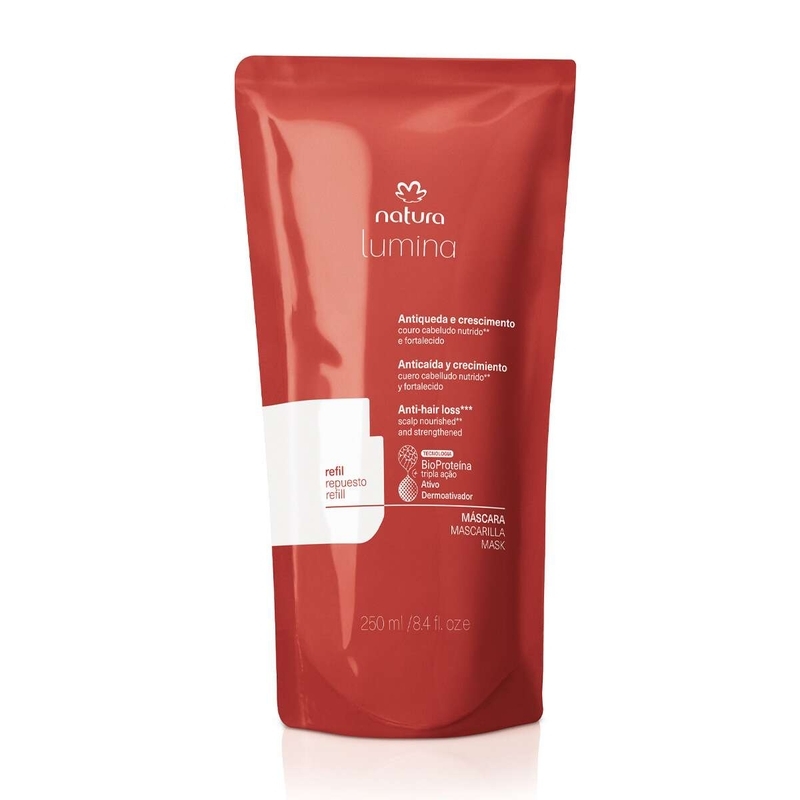 Refil Máscara Capilar Antiqueda e Crescimento Lumina 250ml - 250 ml