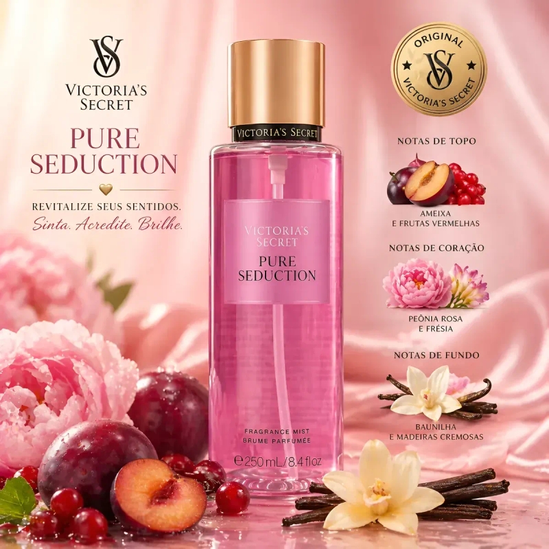 Perfume Pure Seduction Body Splash 250ml Victoria's Secret