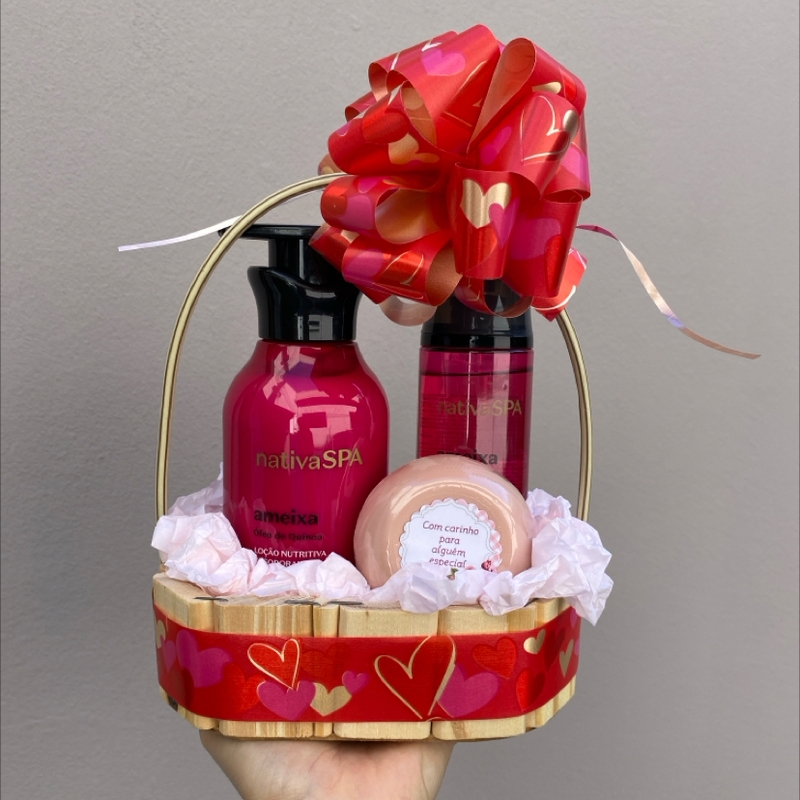 Cesta Hidratante E Body Splash Ameixa E 1 Sabonete