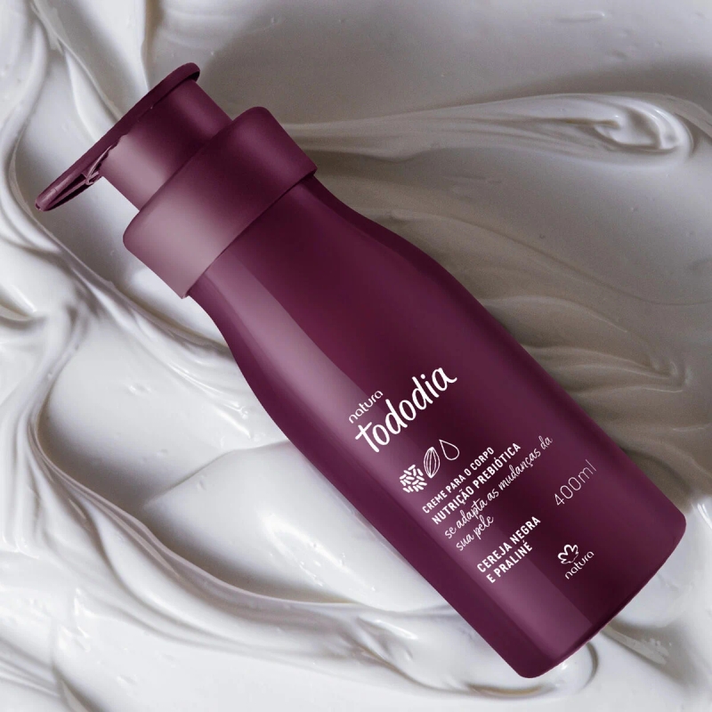 KIT HIDRATANTE 400ML + BODY SPLASH 200ML NATURA TODODIA CEREJA NEGRA - foto 3