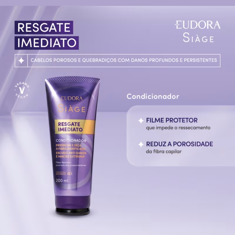 Condicionador Siàge Resgate Imediato 200ml - foto 2