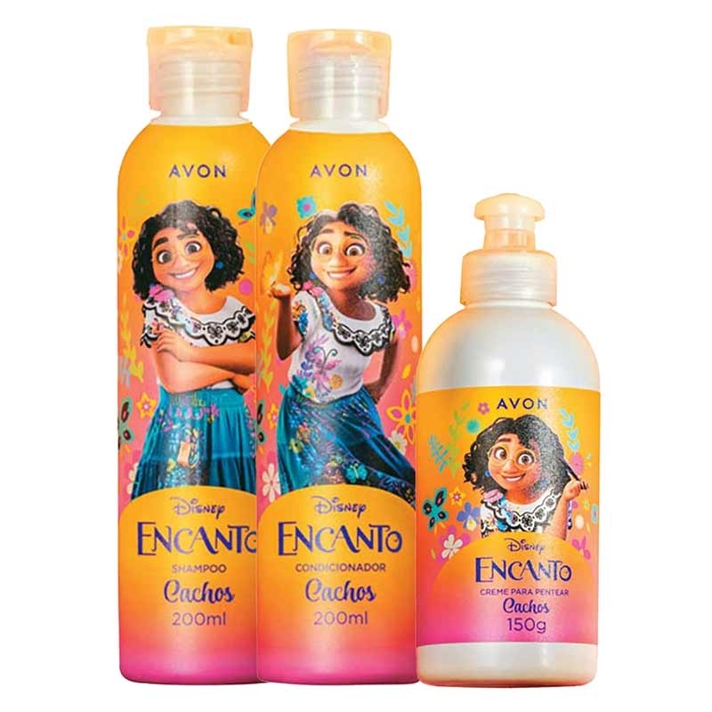 Disney Kit Mirabel Shampoo Condicionador Creme De Pentear A3