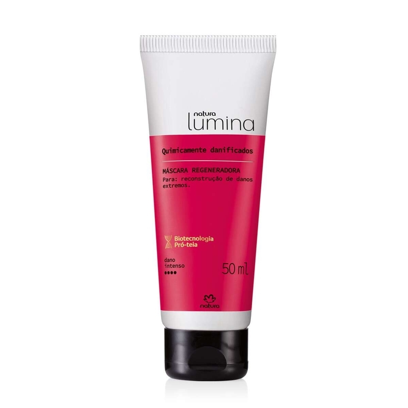 Mini Máscara Regeneradora para Cabelos Quimicamente Danificados Lumina 100ml