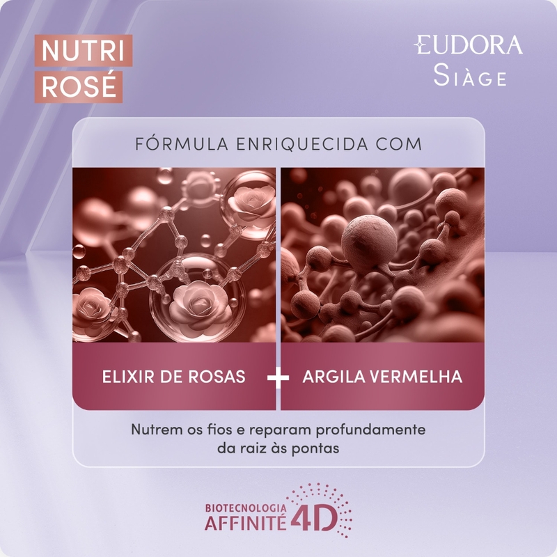 Máscara Capilar Siàge Nutri Rosé 250G - foto 4