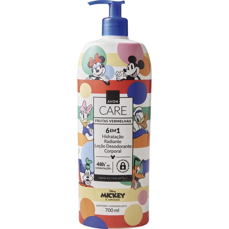 Avon Care Desodorante Hidratante Corporal Mickey e Amigos 700ml - 700 ml