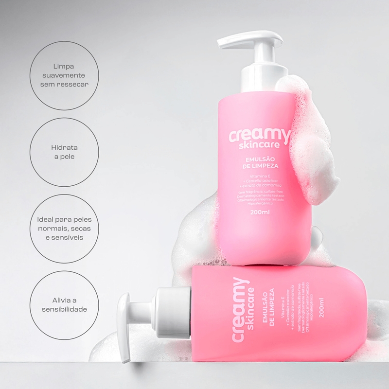 Emulsão de Limpeza Facial 200ml - foto 3