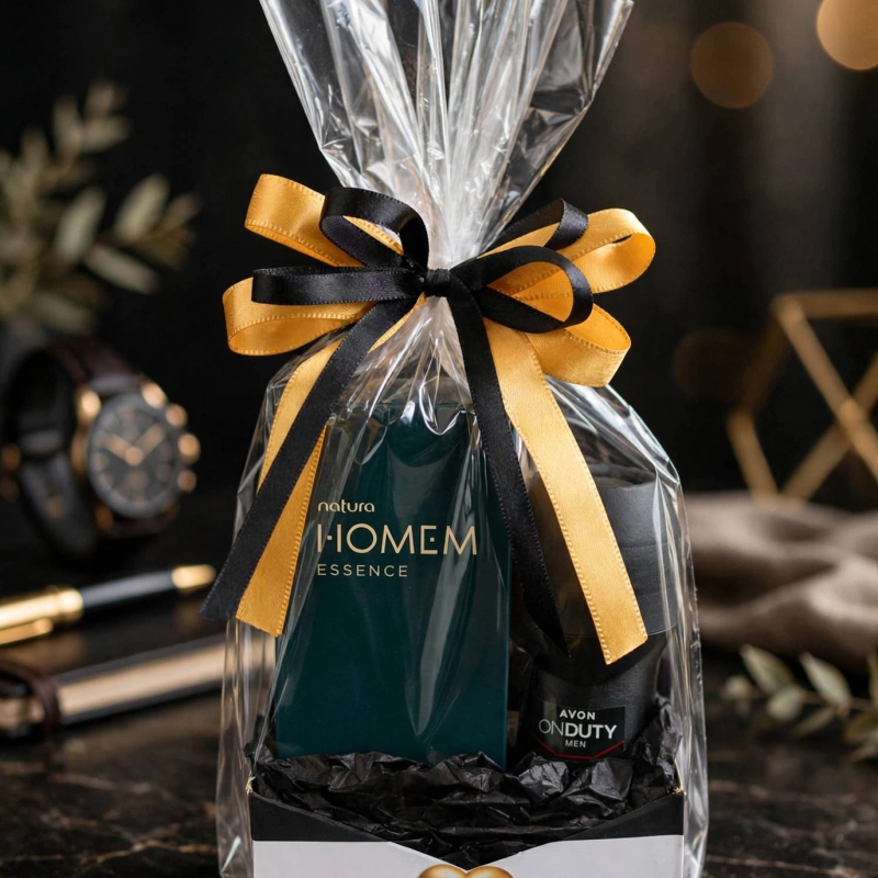 Kit Presente desodorante corporal Natura Homem Essence 100 ml + Antitranspirante rollon 50 ml