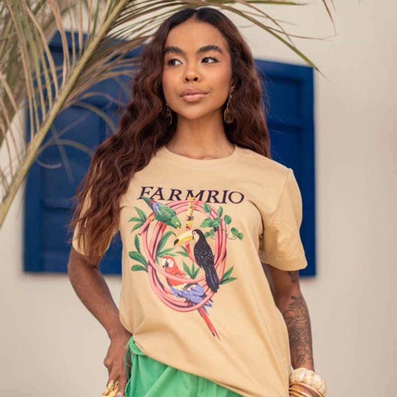Tshirt Pássaros Farm Rio M