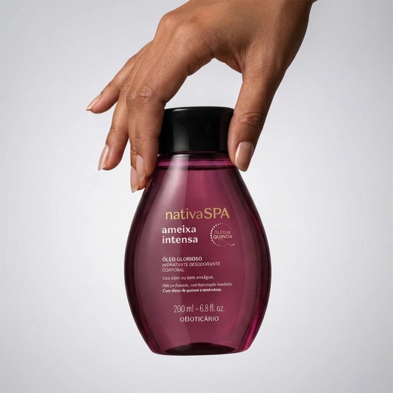 Óleo Glorioso Hidratante Desodorante Corporal Nativa Spa Ameixa Intensa 200ml - foto 2