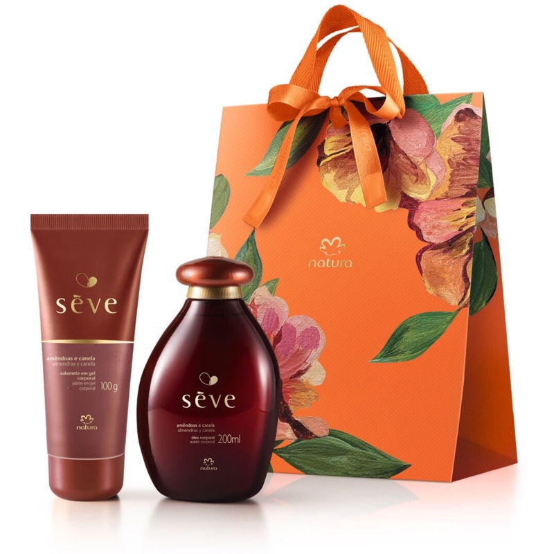 Presente natura sève amêndoas e canela