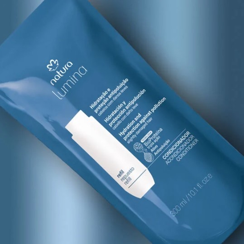 Refil Condicionador Lumina Hidratação e Proteção Antipoluição 300ml - foto 2