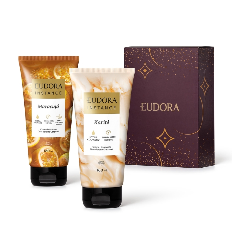 Presente Instance Queridinhos Loção Karité 180ml + Loção Maracujá 180ml