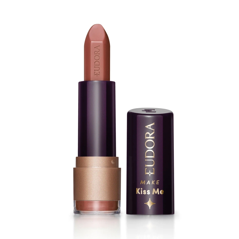Batom Matte Nude Caramelo Eudora Make Kiss Me 3,7G
