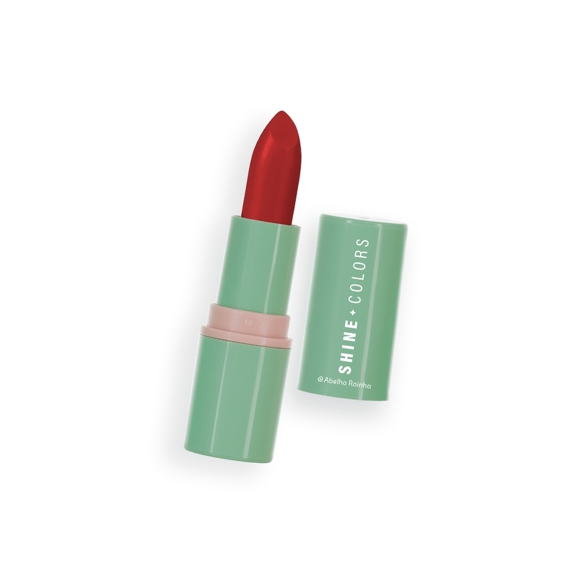 Shine Colors Batom Brilho e Sabor Fps15 Frutas Vermelhas 3,7g