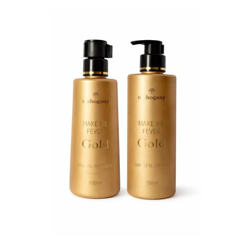 Kit Make me Fever Gold com Sabonete Líquido 250 ml e Hidratante 200 ml - foto 2