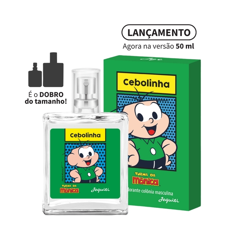 Cebolinha Desodorante Colônia Jequiti, 50ml - Oferta Válida Apenas No Pix